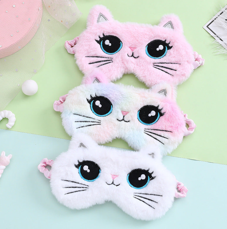 Kitty Purrfection: Plush Kitten Cooling Eye Mask