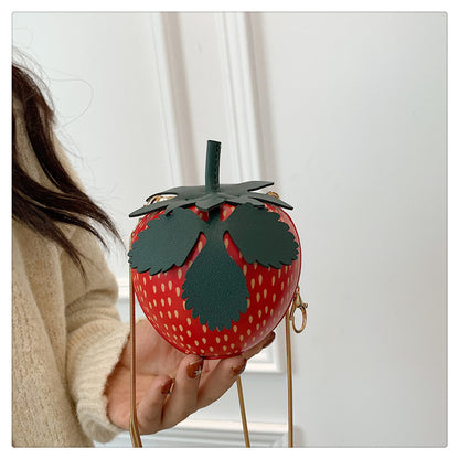 Berry Bliss: Strawberry Style Crossbody Bag