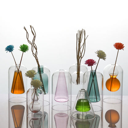 Double Delight: Modern Glass Vase