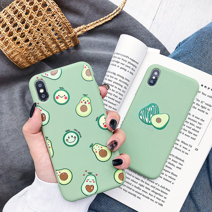 Guac 'n' Roll: Printed Avocado Silicone Phone Case