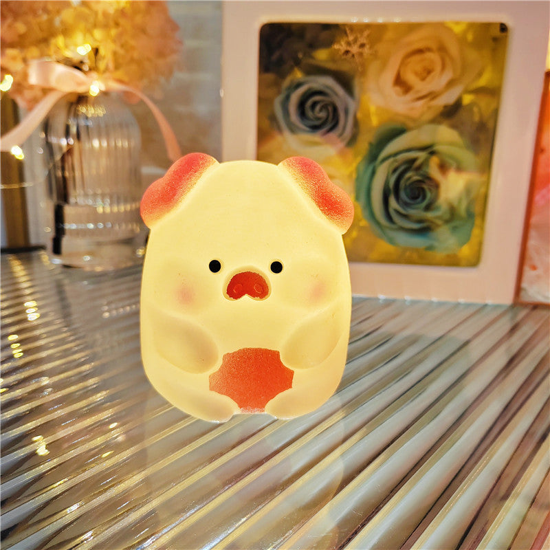 Night Market Shine: Cartoon Luminous Small LED Lamp