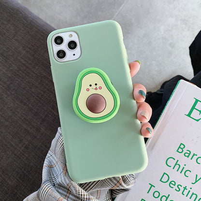 Avo-Cuddle: Avocado Phone Case with Avocado-Shaped Holder