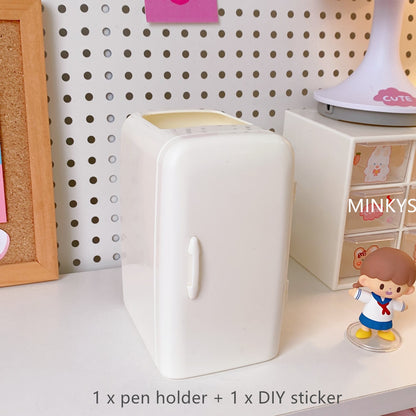 Cool Stash: Fridge-Inspired Large Capacity Pen Stand