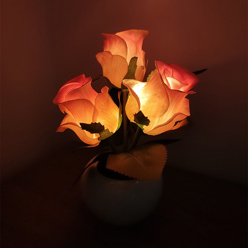 Tulip Twilight: LED Flower Night Light for Romantic Home Decor