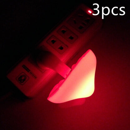 Mushroom Magic: LED Wall Socket Sensor Night Light