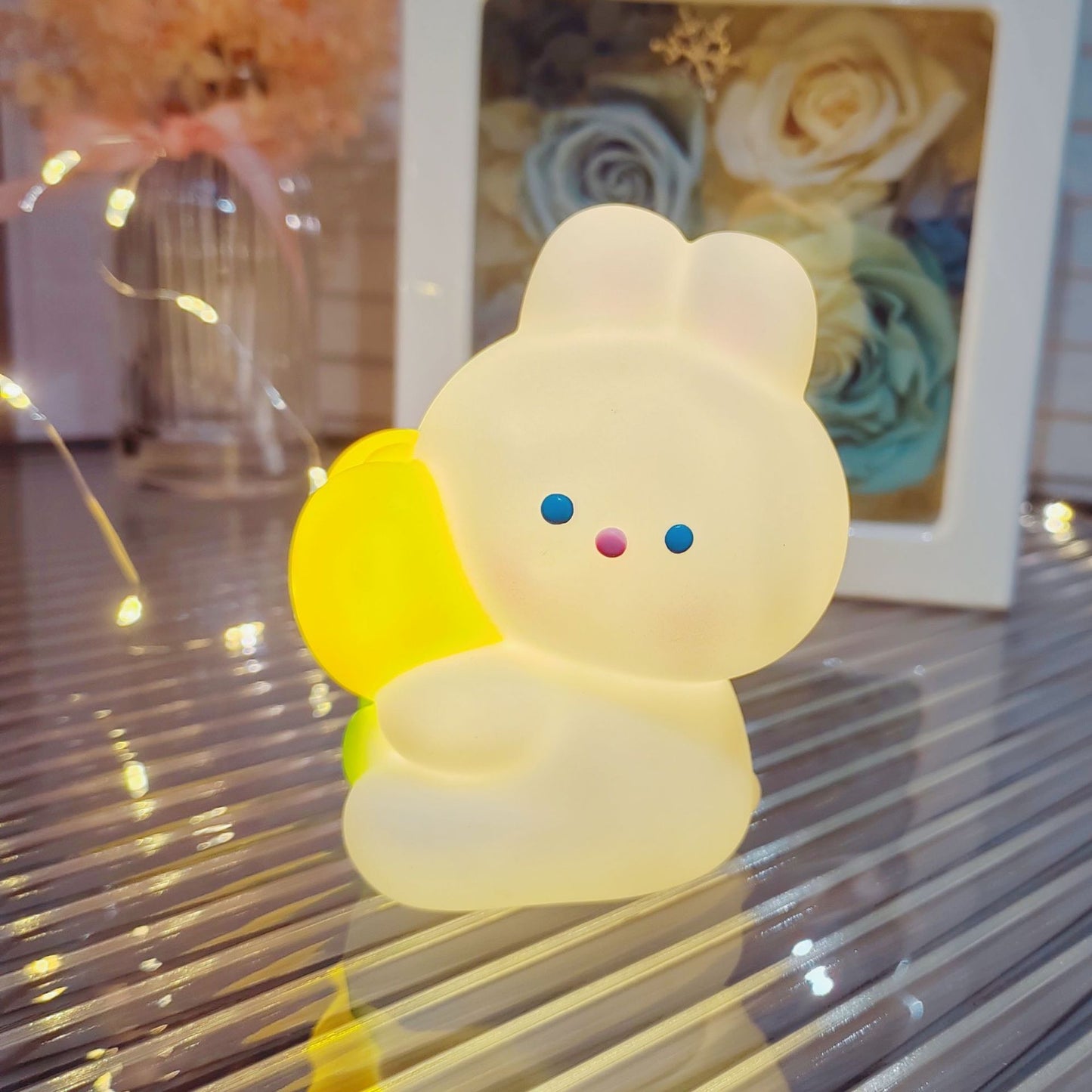 Night Market Shine: Cartoon Luminous Small LED Lamp