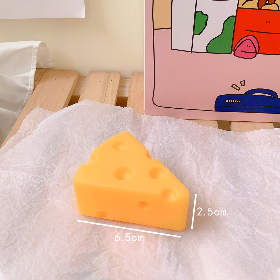 Cheesy Dreams: Cute Cheese-Shaped Silicone Night Light