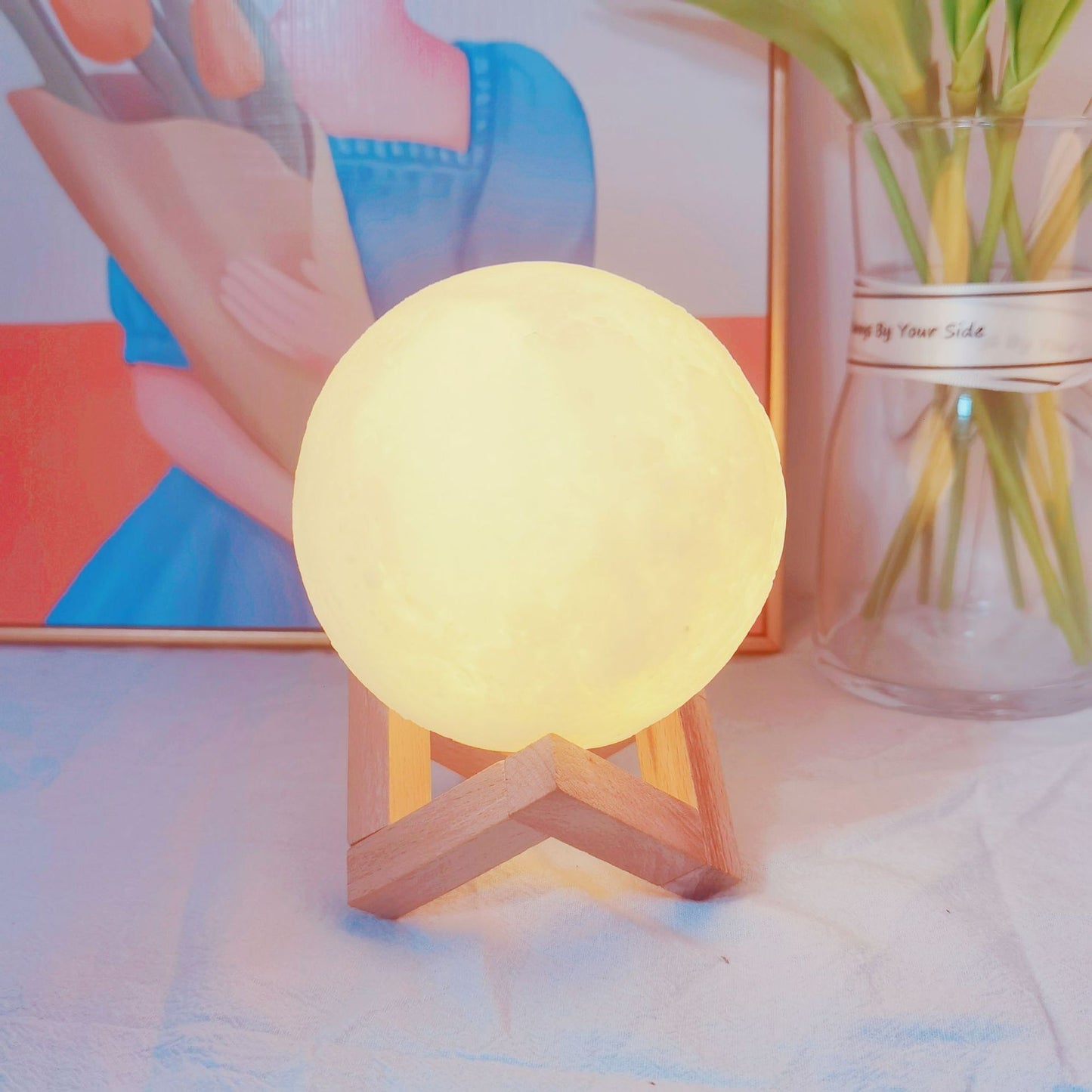 Night Market Shine: Cartoon Luminous Small LED Lamp