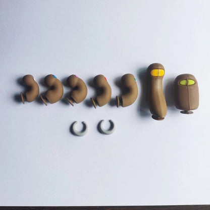 Hole Shoes Slippers Accessories Funny Decorative Simulation Thumb