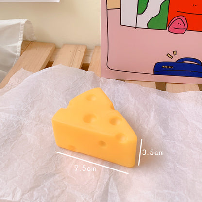 Cheesy Dreams: Cute Cheese-Shaped Silicone Night Light