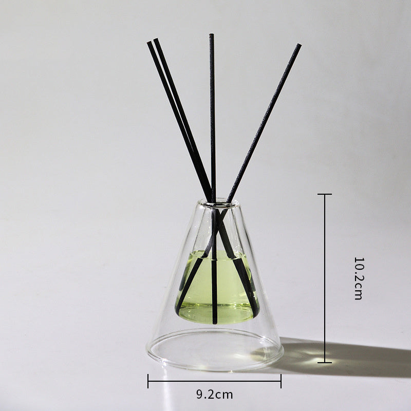 Double Delight: Modern Glass Vase