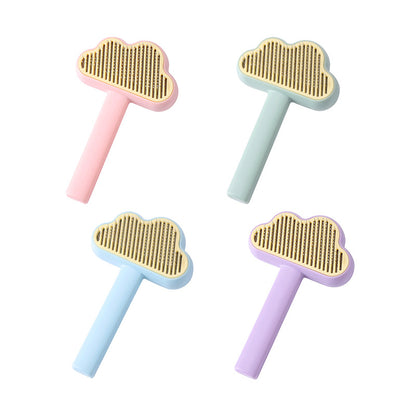 Fluffy Cloud: Self-Cleaning Needle Pet Comb for Effortless Grooming