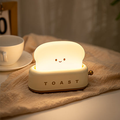 Bread Light Delight: USB Charging Night Light with Timer and Dimming