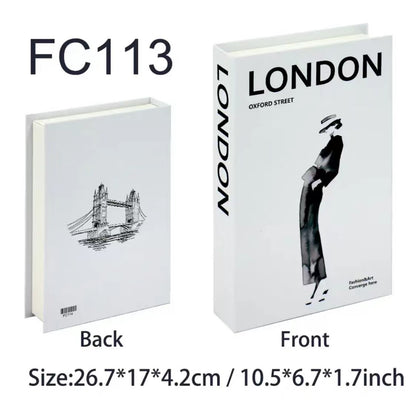 FoldAway Elegance: Decorative Folding Storage Book for Hotel and Living Room Decor