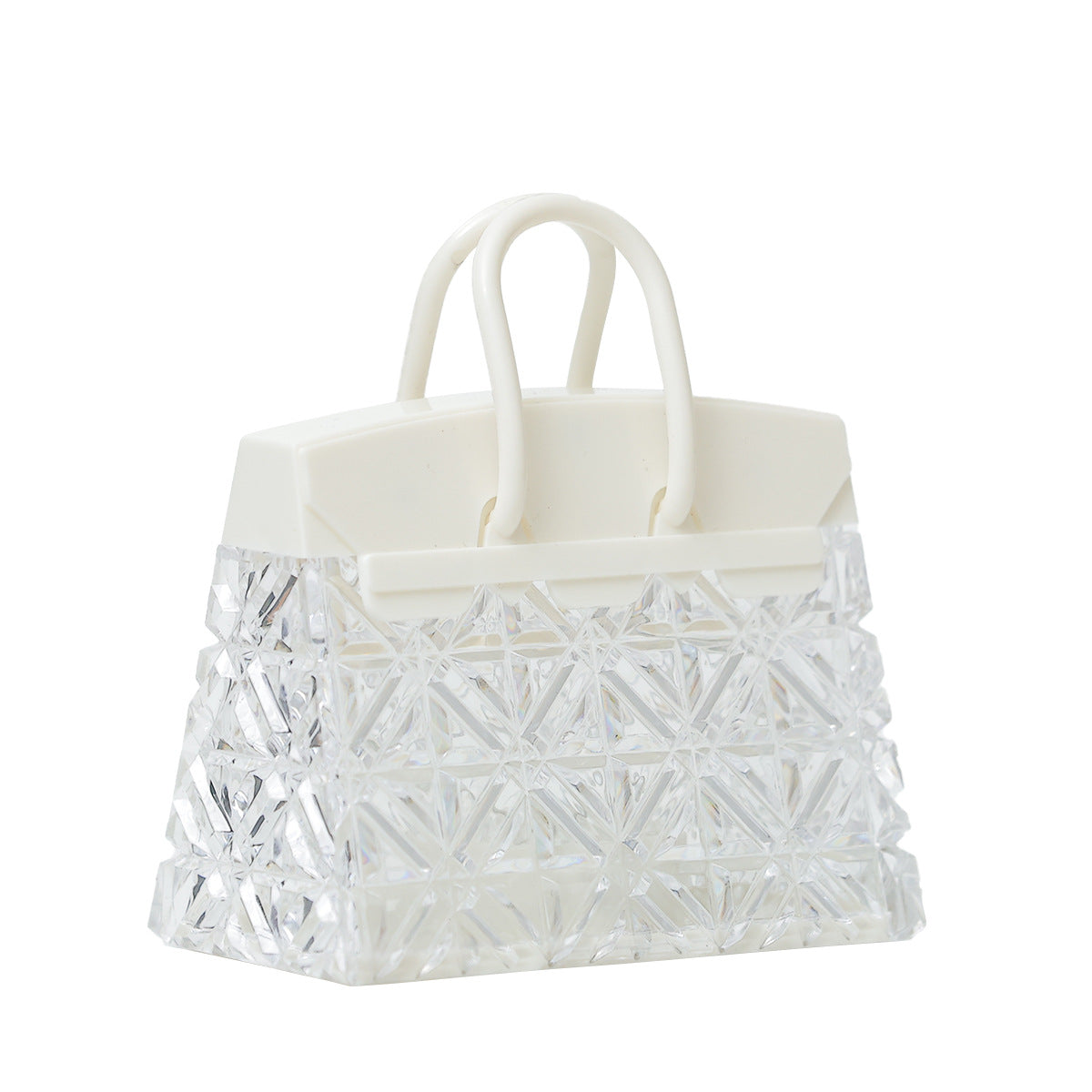 Glowing Clutch: Acrylic Handbag-Shaped Night Lamp