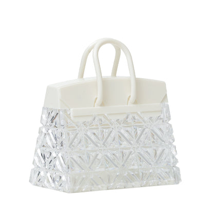 Glowing Clutch: Acrylic Handbag-Shaped Night Lamp