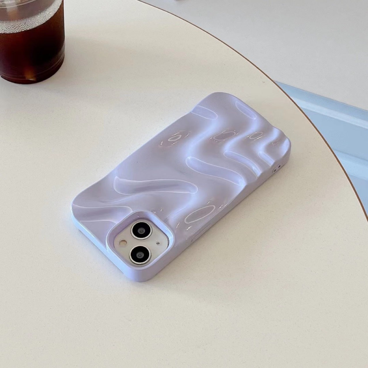 Wave Wonder I: Three-Dimensional Pleated Ripple Phone Case