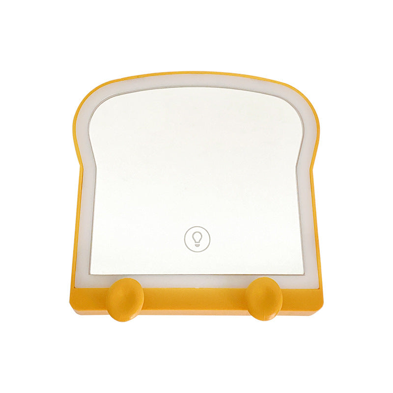 Morning Toast Magic: LED Makeup Mirror for Flawless Reflections