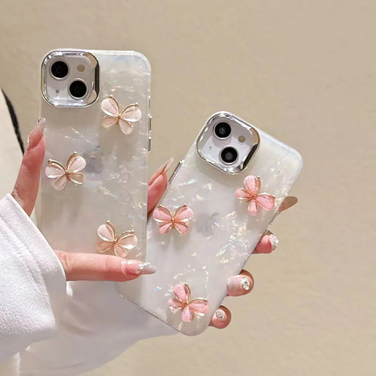 Shell Chic: Cute 3D Pattern Phone Case Protective Cover