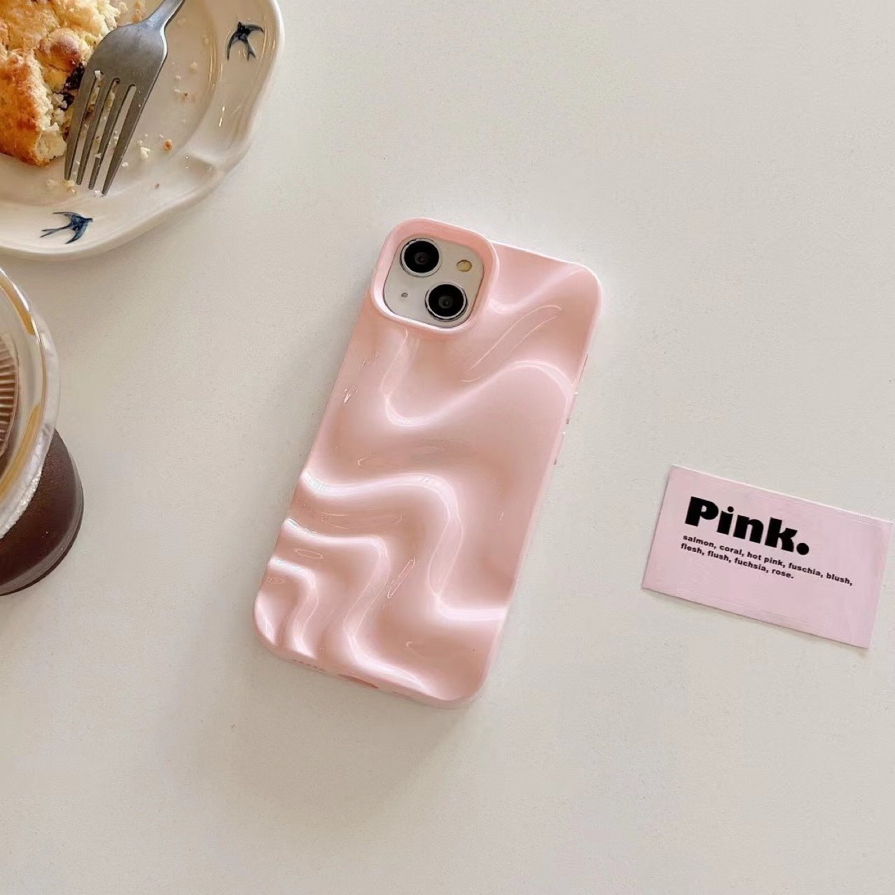 Wave Wonder I: Three-Dimensional Pleated Ripple Phone Case