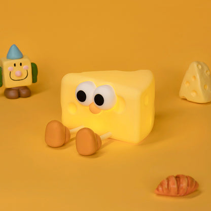 Cheesy Mini Glow: Cheese-Inspired Silicone Night Light