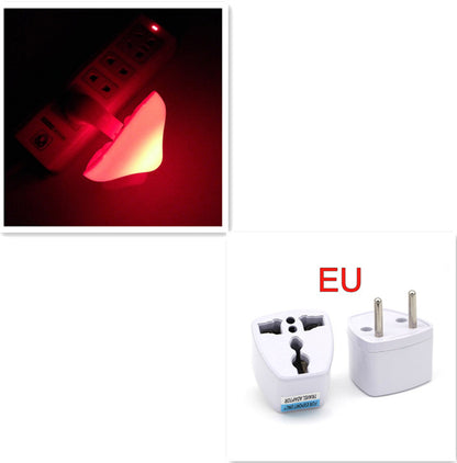 Mushroom Magic: LED Wall Socket Sensor Night Light