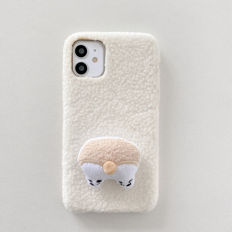 Bear Necessities: Bear Bum Plush Phone Case