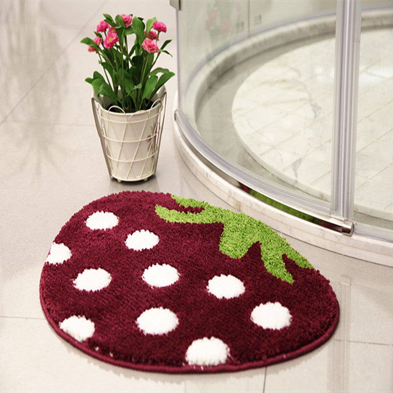 Soft Steps: Suede Cartoon Absorbent Non-Slip Bathroom Mat