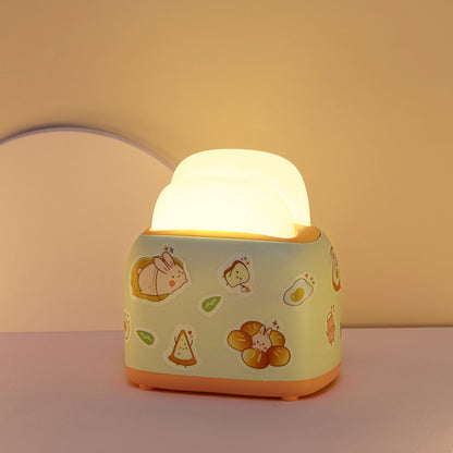 Toasty Glow: Cute Toaster-Shaped USB Night Light