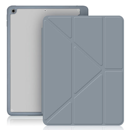 Fold Guard: Acrylic Y-Folding Soft Leather Case with Pen Slot for iPad