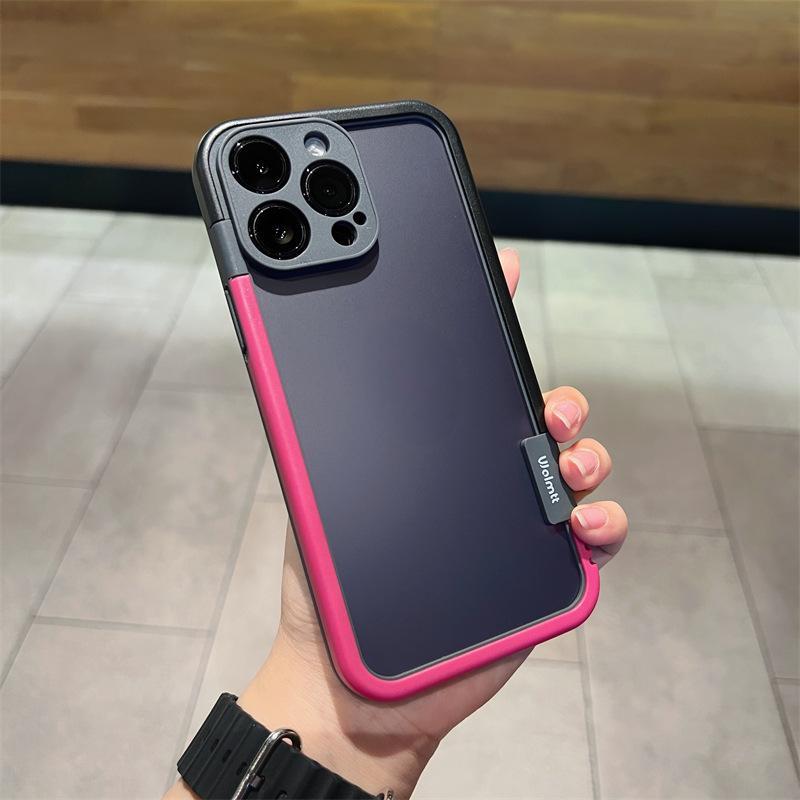 Dual Tone Guard: Contrast Color Frame Silicone Phone Case