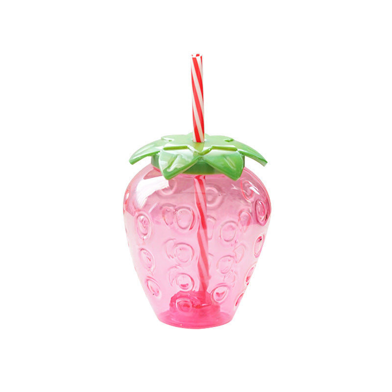 Berry Sip: 500ml Kawaii Strawberry Water Bottle