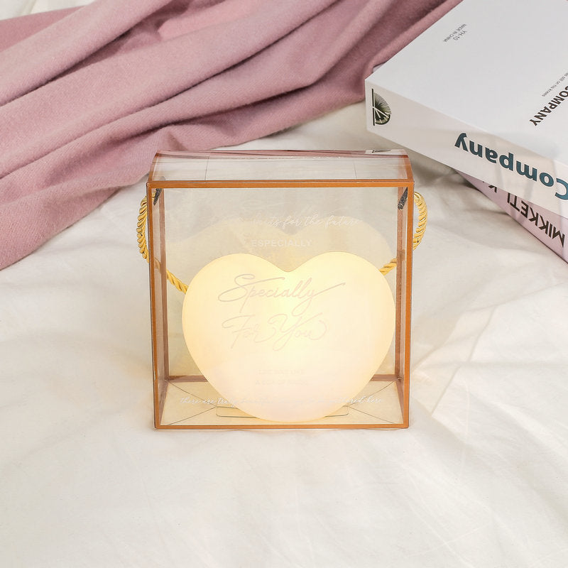 Heartfelt Glow: Love Heart LED Night Light for Children