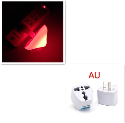 Mushroom Magic: LED Wall Socket Sensor Night Light