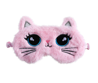 Kitty Purrfection: Plush Kitten Cooling Eye Mask