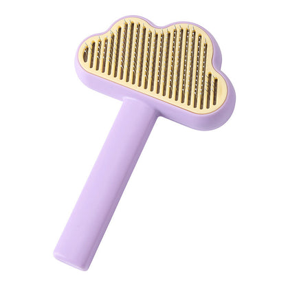 Fluffy Cloud: Self-Cleaning Needle Pet Comb for Effortless Grooming