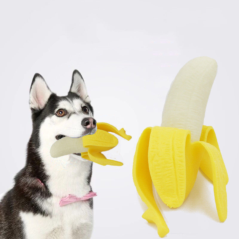 Banana Bunch: Creative TPR Interactive Pet Toy