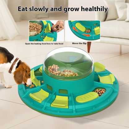 Paw Puzzle Feeder: Interactive Slow Feeder Bowl for Pets