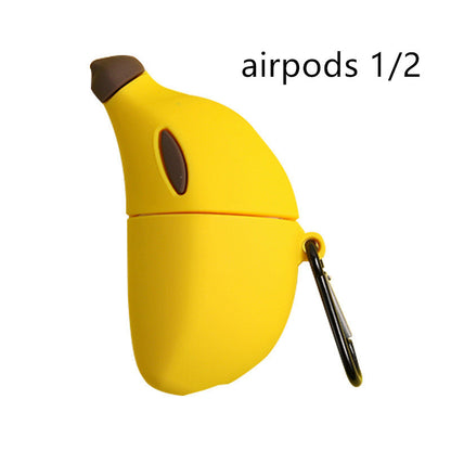 Banana Buddy: Cute Banana-Shaped AirPods Case