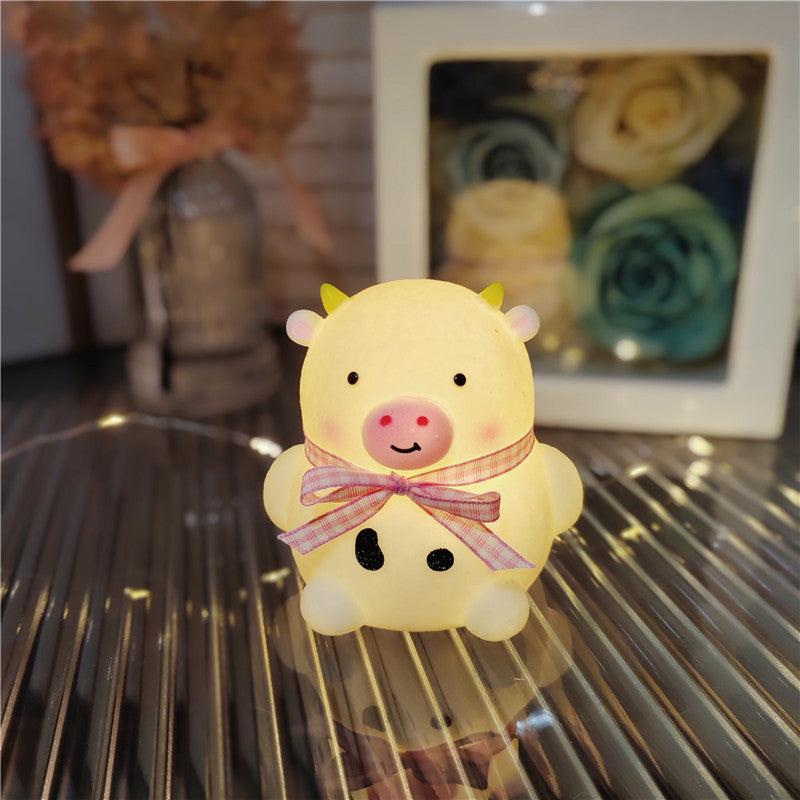 Night Market Shine: Cartoon Luminous Small LED Lamp