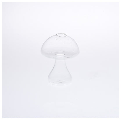 Magic Mushroom: Cute Glass Vase for Hydroponic Plants and Flowers