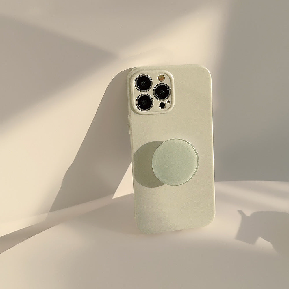 Minimalist Stand: Solid Color Bracket Phone Case