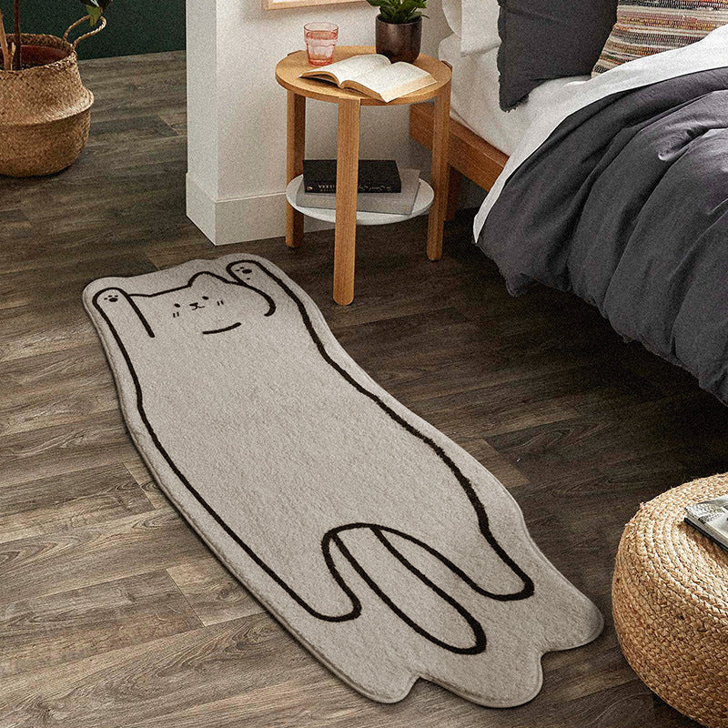 Chic Charm: Fashionable Cartoon Cute Modern Minimalist Floor Mat