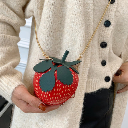 Berry Bliss: Strawberry Style Crossbody Bag