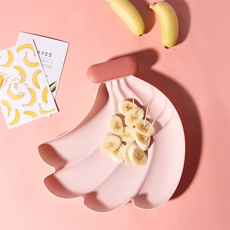 Fruity Fiesta: Playful Plastic Snack Plate for Creative Snacking