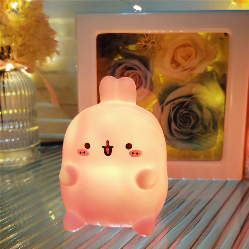 Night Market Shine: Cartoon Luminous Small LED Lamp