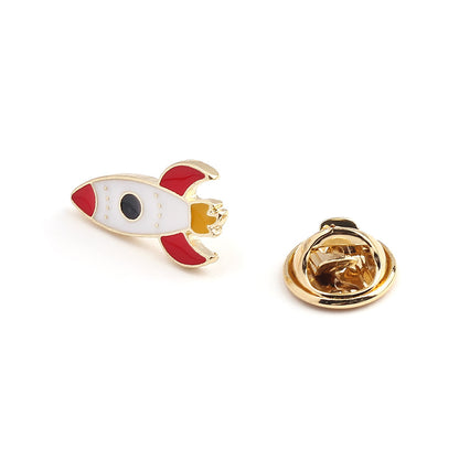 Fashion Multicolor Rocket Brooch Coat Accessories
