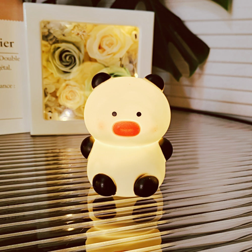 Night Market Shine: Cartoon Luminous Small LED Lamp