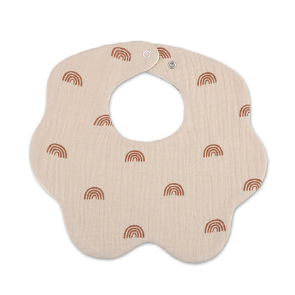 Cotton Simple Newborn Printing Drool Towel