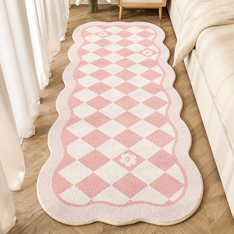 Whimsy by Your Side: Cartoon-Patterned Bedroom Rug